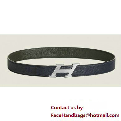 Hermes H Speed belt buckle & Reversible leather strap 32 mm 03 2023